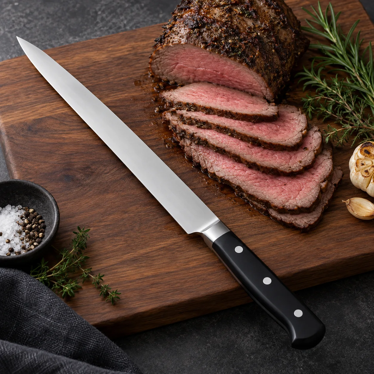 Illustrative Japanese kitchen knife photograph; see listing for exact UX10 Sujihiki